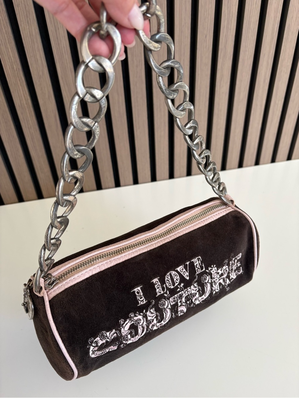 Y2K JUICY COUTURE ‘I Love Couture’ Mini Bag - Picture 8 of 14